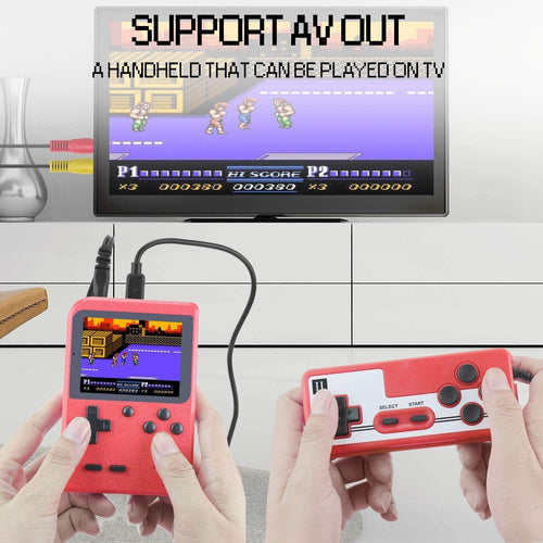 Load image into Gallery viewer, Portable Game Pad With 400 Games Included + Additional Player