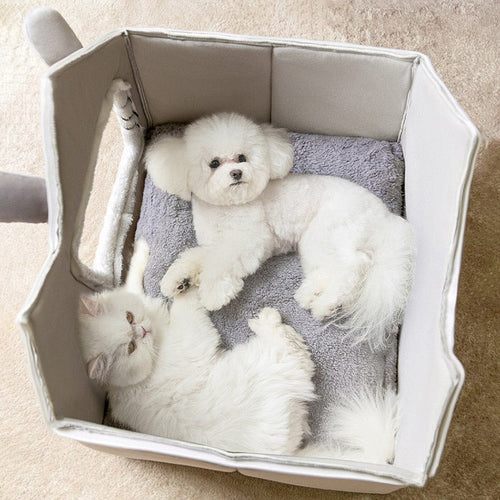 Load image into Gallery viewer, Removable Roof Plush Pet House