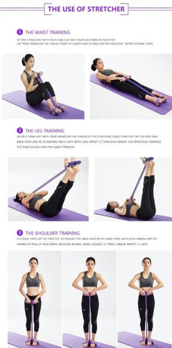Load image into Gallery viewer, Portable Fitness Resistance Band with Pedal