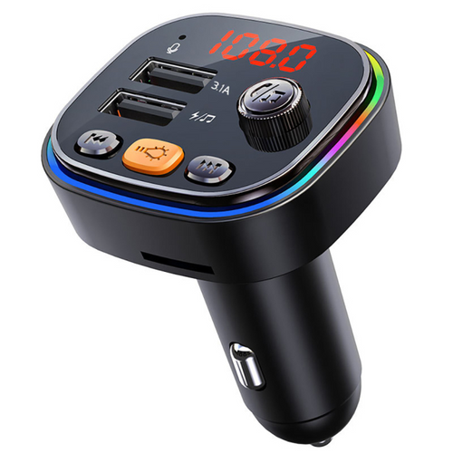 Load image into Gallery viewer, Handsfree Bluetooth MP3 Player Dual USB Fast Car Charger
