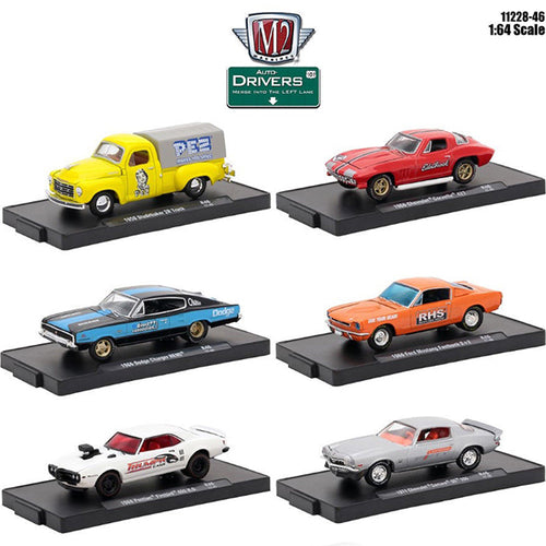 Load image into Gallery viewer, Drivers 6 Cars Set Release 46 In Blister Packs 1/64 Diecast Model Cars
