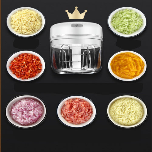 Load image into Gallery viewer, Quick Chop Powered Herbs,Veggie Chopper And Salsa Maker
