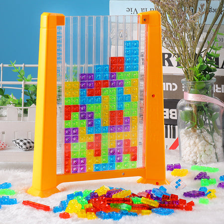 [Limited Time Offer !!!] Tetris Game Colorful 3D Puzzle Tangram Math Toys