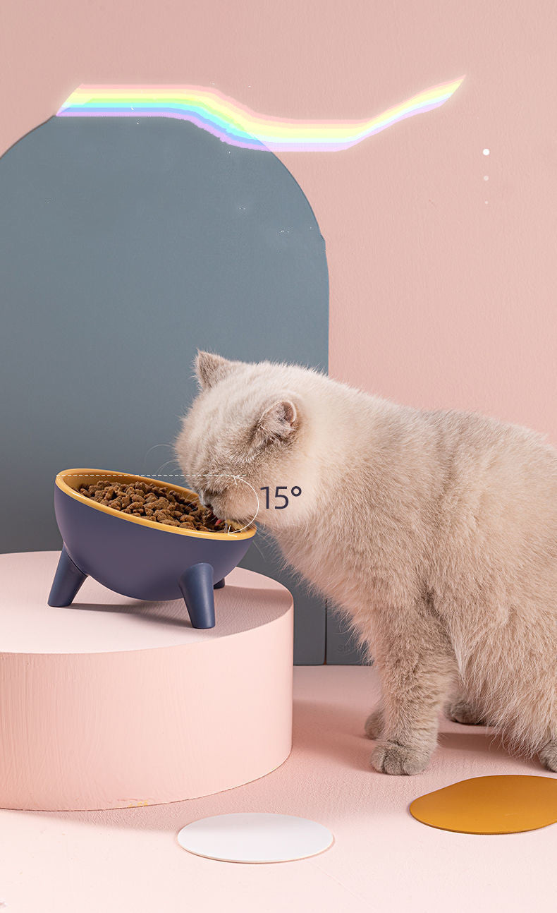 [Limited Time Offer !!!] Cat Dog Bowl With Stand Pet Feeding Food Bowls