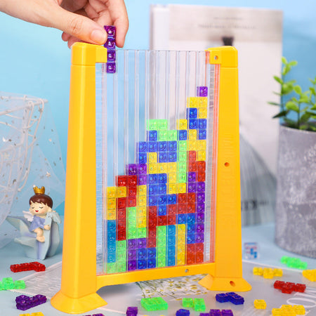 [Limited Time Offer !!!] Tetris Game Colorful 3D Puzzle Tangram Math Toys