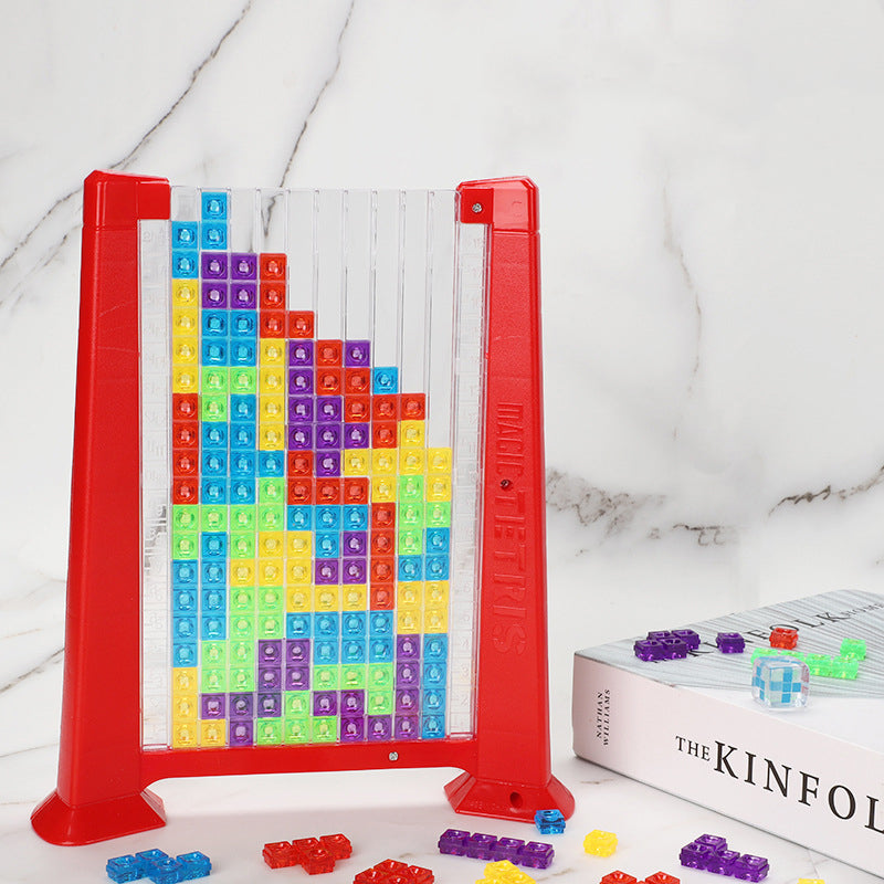 [Limited Time Offer !!!] Tetris Game Colorful 3D Puzzle Tangram Math Toys