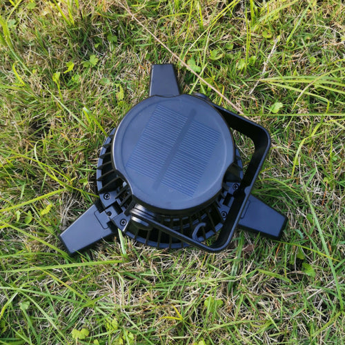 Load image into Gallery viewer, [Limited Time Offer !!!] Solar Camping Light Foldable Fan Hanging Hook Rechargeable
