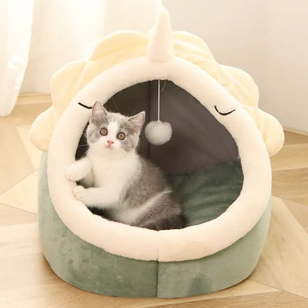 [Limited Time Offer !!!] Adorable Dinosaur Pet House with Toy