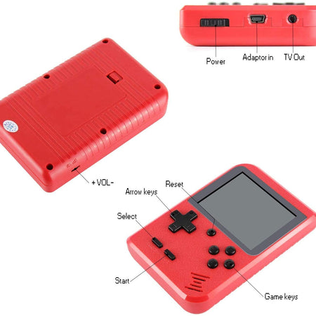 Portable Game Pad With 400 Games Included + Additional Player
