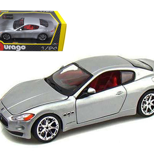 Load image into Gallery viewer, [Limited Time Offer !!!] 2008 Maserati Gran Turismo Silver/Gray 1/24 Diecast Car Model by
