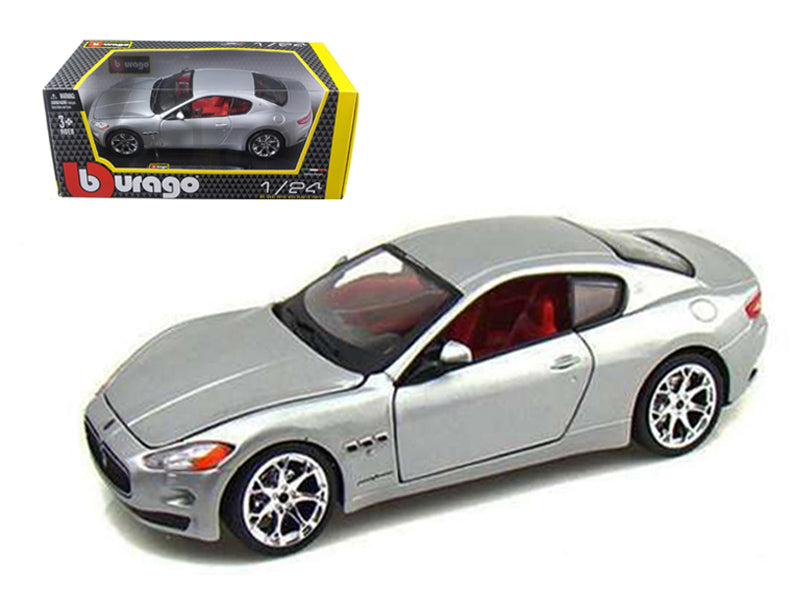 [Limited Time Offer !!!] 2008 Maserati Gran Turismo Silver/Gray 1/24 Diecast Car Model by