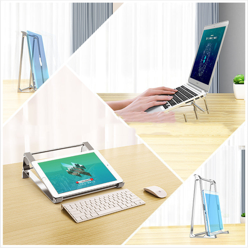 [Limited Time Offer !!!] Portable Laptop Holder Stand Base Aluminum Alloy Notebook Riser