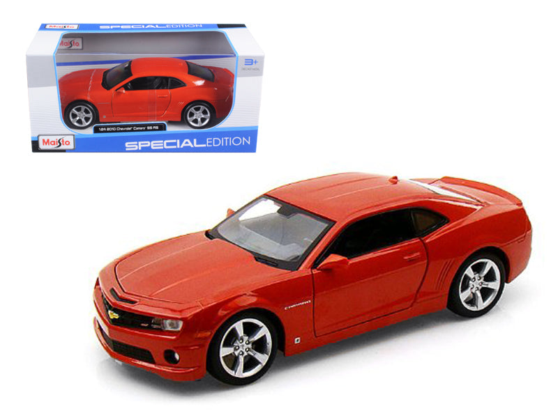 [Limited Time Offer !!!] 2010 Chevrolet Camaro RS SS Orange 1/24 Diecast Model Car by Maisto