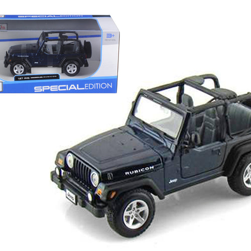 Load image into Gallery viewer, [Limited Time Offer !!!] Jeep Wranger Rubicon Blue 1/27 Diecast Model Car by Maisto
