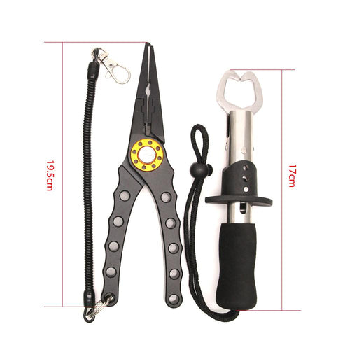 Load image into Gallery viewer, [Limited Time Offer !!!] Stainless Steel Multifunctional Fishing Pliers Set Fish Lip Gripper
