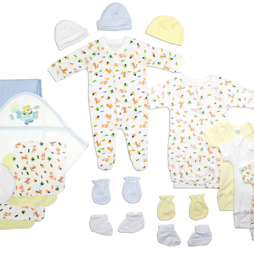 Load image into Gallery viewer, Newborn Baby Boys 21 Pc Layette Baby Shower Gift
