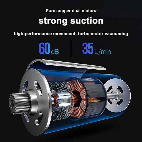 Load image into Gallery viewer, 120W Cordless Handheld Vacuum Cleaner Small Mini Portable Car Auto
