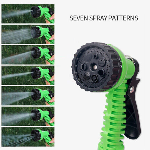Load image into Gallery viewer, Expanding Expandable Flexible Garden Water Hose w Spray Nozzle 25, 50,
