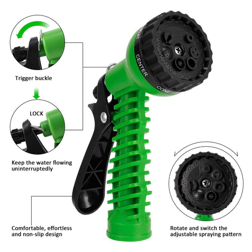Load image into Gallery viewer, Expanding Expandable Flexible Garden Water Hose w Spray Nozzle 25, 50,
