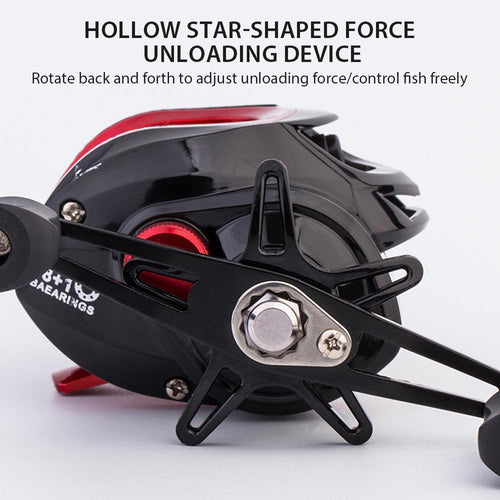 Load image into Gallery viewer, [Limited Time Offer !!!] Metal Baitcasting Fishing Reel High Speed 7.2:1 Water Drop Wheel
