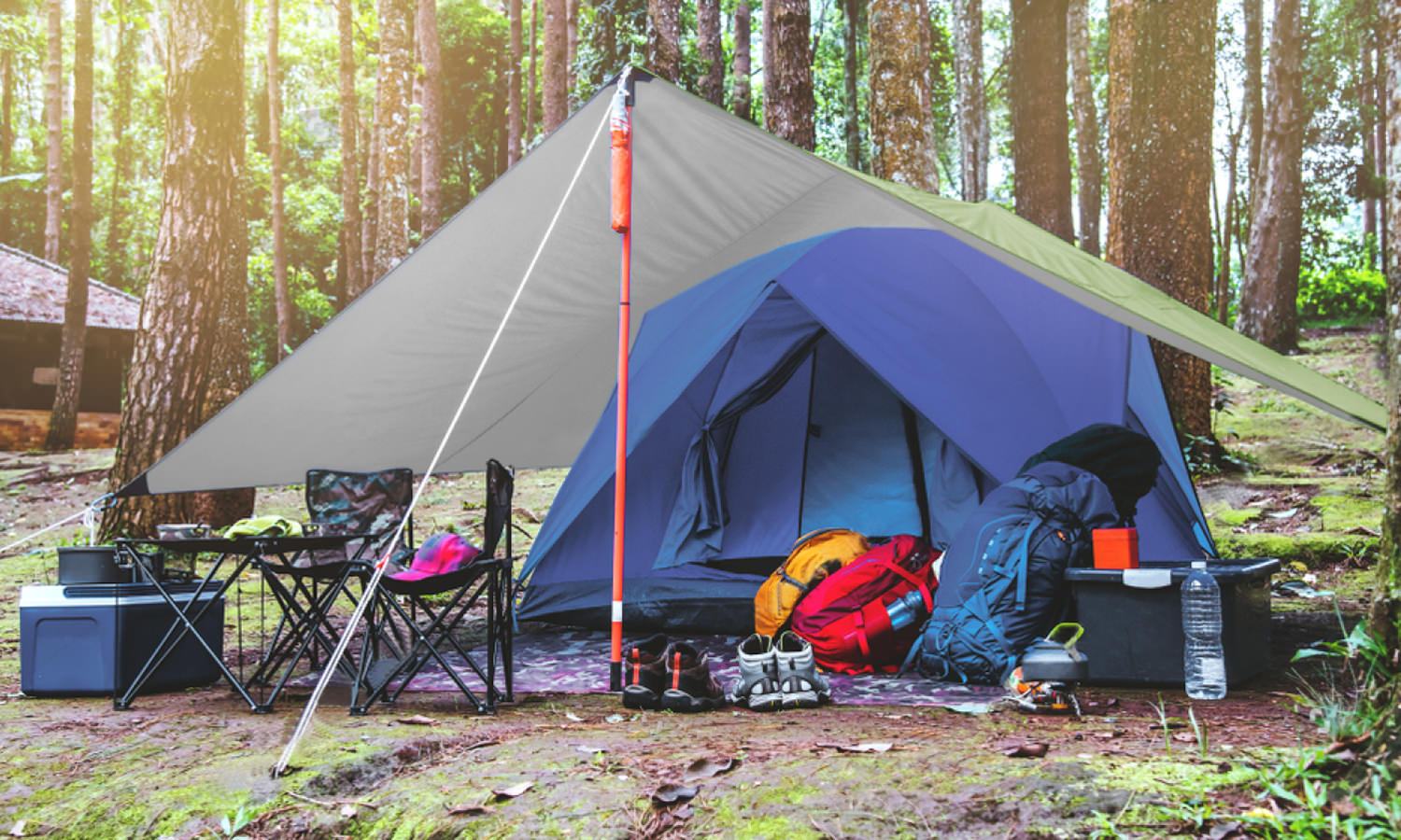 [Limited Time Offer !!!] Rainproof Camping Tarp Shelter