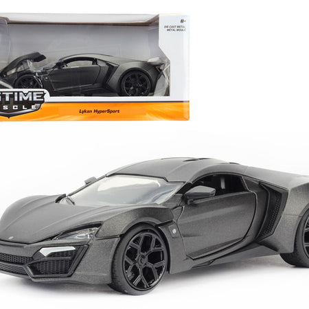 [Limited Time Offer !!!] Lykan Hypersport Primer Gray 1/24 Diecast Model Car by Jada