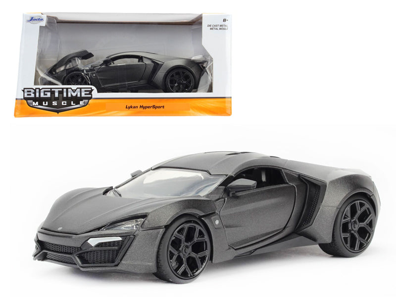 [Limited Time Offer !!!] Lykan Hypersport Primer Gray 1/24 Diecast Model Car by Jada