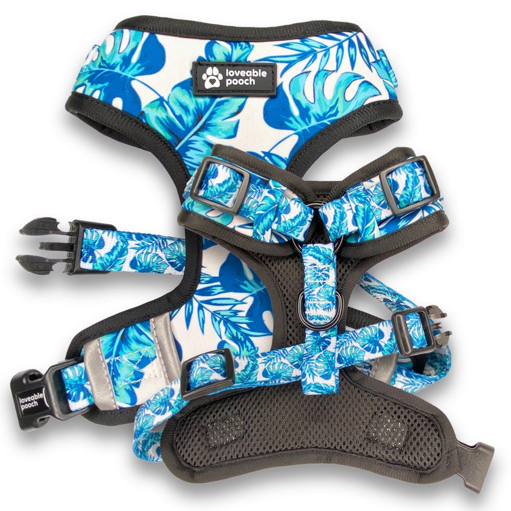[Limited Time Offer !!!] Beach Vibes Dog Harness & Leash Set