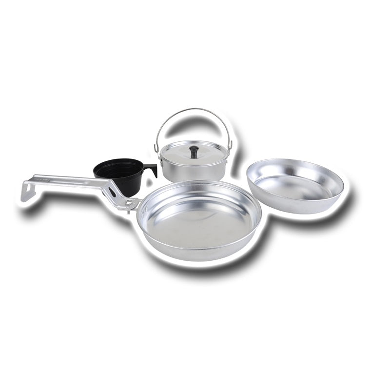 [Limited Time Offer !!!] Camping Cookware Set, Aluminum