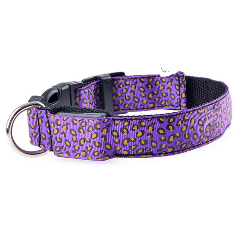 Load image into Gallery viewer, [Limited Time Offer !!!] Fashion Leopard Adjustable Led Dog Collar
