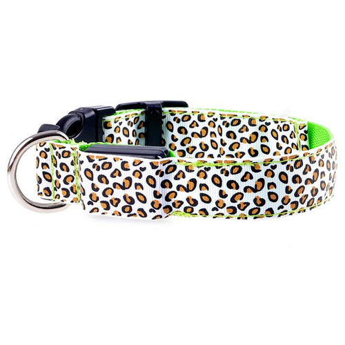 Load image into Gallery viewer, [Limited Time Offer !!!] Fashion Leopard Adjustable Led Dog Collar
