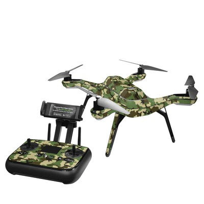 DecalGirl TDRS-WCAMO 3DR Drone Solo Skin - Woodland Camo