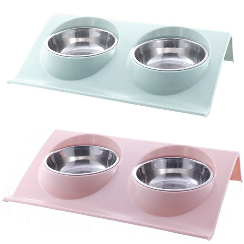 [Limited Time Offer !!!] Food Water FeederDouble Pet Bowls Feeding