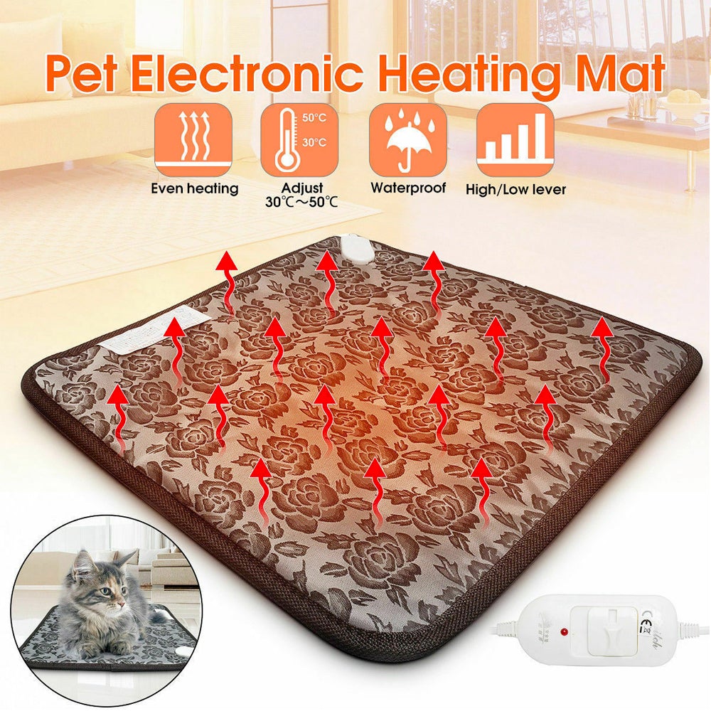 [Limited Time Offer !!!] Thermal Heating Waterproof Bed Pad for Pets with Adjustable