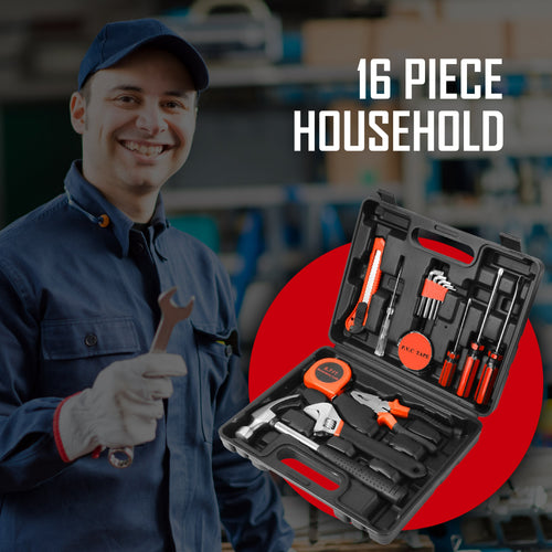Load image into Gallery viewer, 16-Piece Household Handy Solutions Tool Kit

