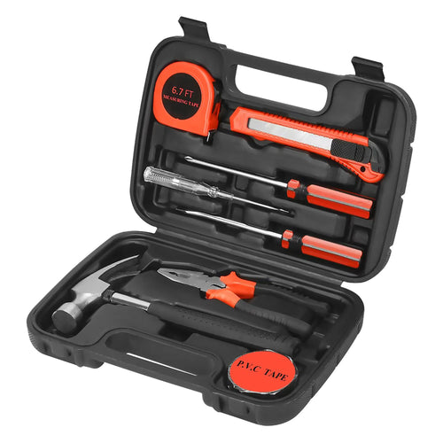 Load image into Gallery viewer, 9 Piece Household Handy Solutions Tool Set for Everyday Tasks
