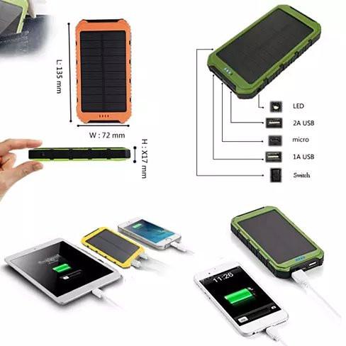 Load image into Gallery viewer, [Limited Time Offer !!!] Roaming Solar Power Bank Phone or Tablet Charger
