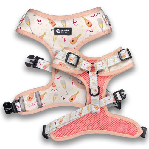 Load image into Gallery viewer, [Limited Time Offer !!!] Rosé All Day Adjustable Dog Harness
