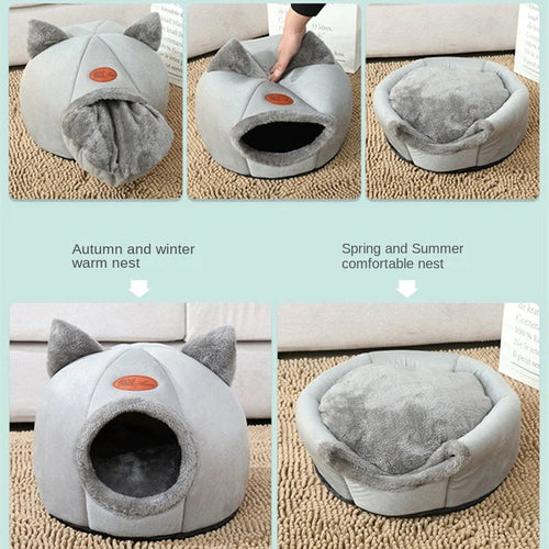 Load image into Gallery viewer, [Limited Time Offer !!!] Cozy 2-In-1 Pet House Bed
