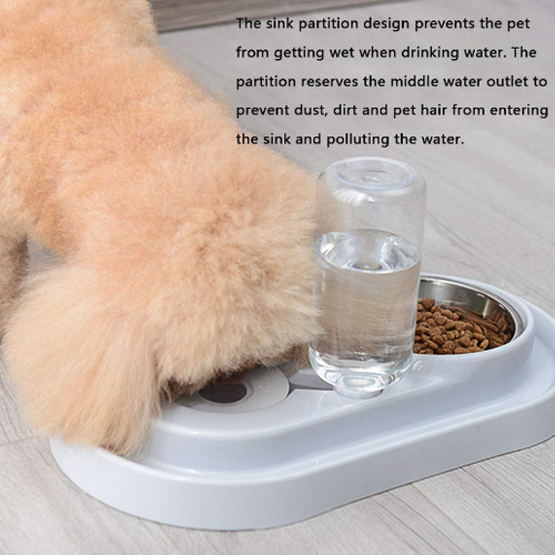 Load image into Gallery viewer, [Limited Time Offer !!!] Stainless Steel Pet Bowls with Automatic Water Bottle
