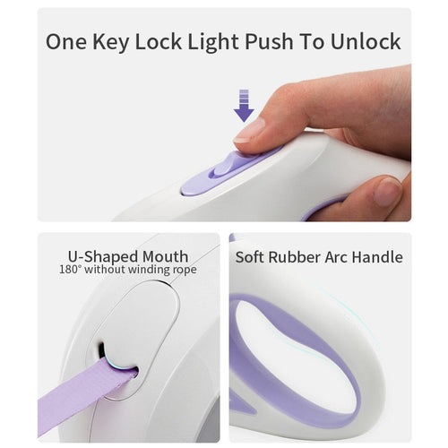 Load image into Gallery viewer, [Limited Time Offer !!!] Automatic Retractable Lighting Dog Leash
