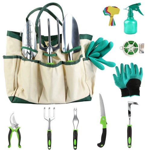Load image into Gallery viewer, Ultimate 13Pcs Rustproof Garden Tool Set with Ergonomic Handles
