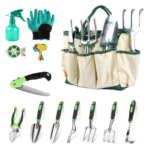 Load image into Gallery viewer, Ultimate 13Pcs Rustproof Garden Tool Set with Ergonomic Handles
