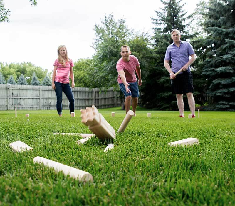 [Limited Time Offer !!!] Kubb Game Premium Set