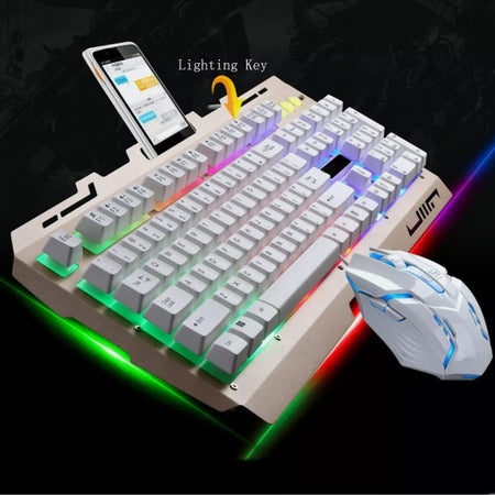 [Limited Time Offer !!!] Ninja Dragons Premium NX900 USB Wired Gaming Keyboard and Mouse Set