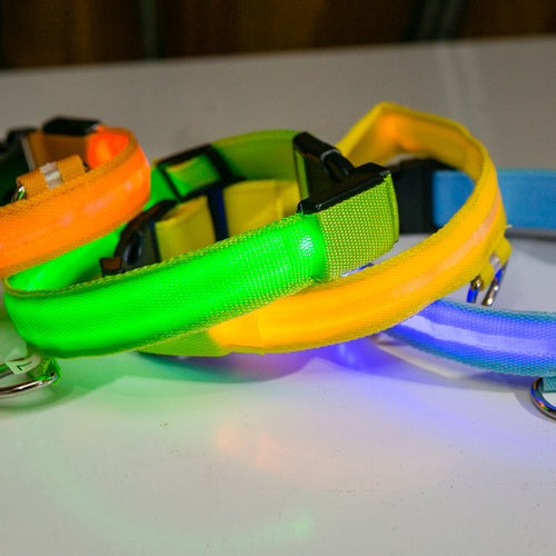 Load image into Gallery viewer, USB RECHARGEABLE LED PET DOG COLLAR
