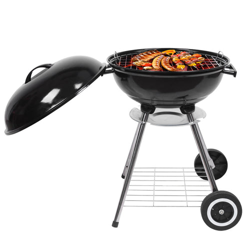 Load image into Gallery viewer, 18 Inch Apple Charcoal Stove BBQ Grill For Outdoor Cooking
