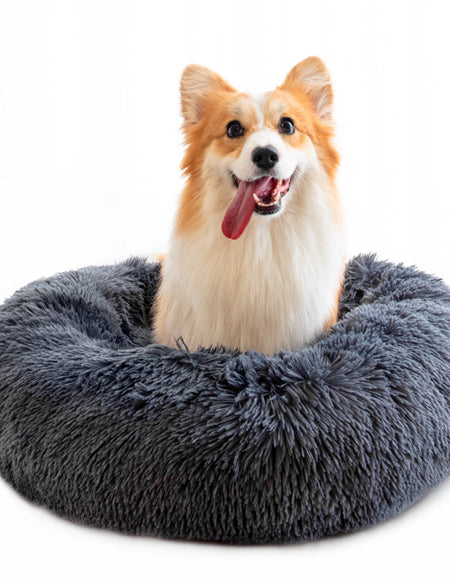 [Limited Time Offer !!!] Pet Beds for Cats Dog Bed Washable Anti Anxiety Fluffy Dog Bed