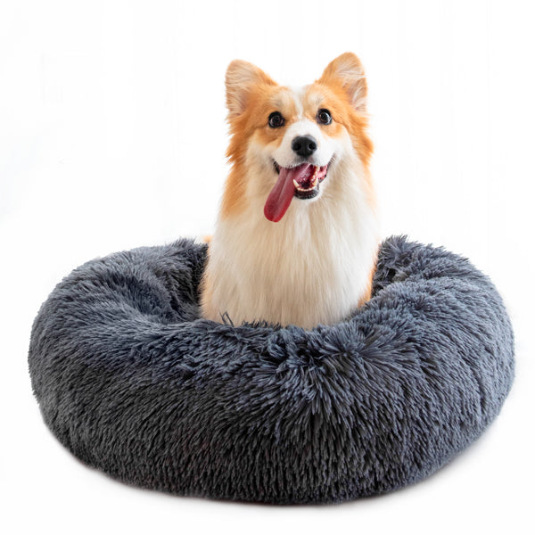 [Limited Time Offer !!!] Pet Beds for Cats Dog Bed Washable Anti Anxiety Fluffy Dog Bed
