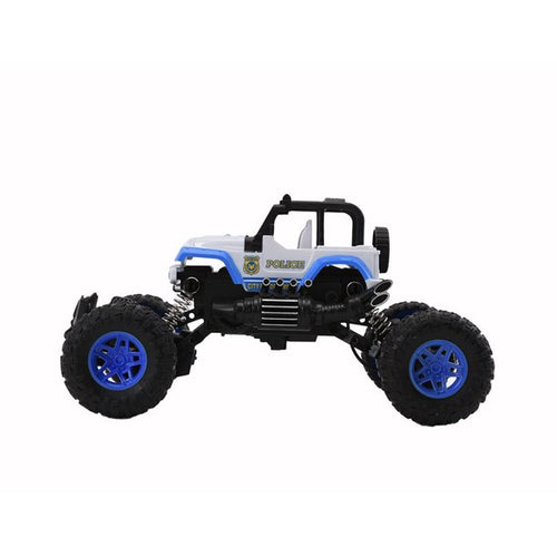 Load image into Gallery viewer, [Limited Time Offer !!!] 27MHZ 4CH Remote Control Police Crawler With Lights 1/18 Scale
